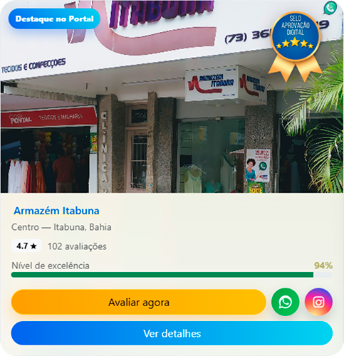 Mock do Destaque no Portal